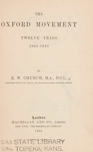 The Oxford movement