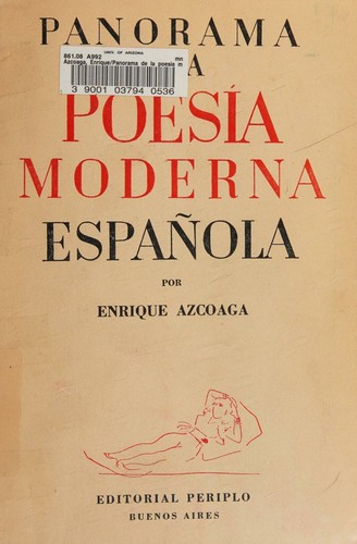 Panorama de la Poesia Moderna Espanola
