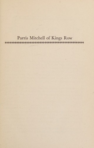 Parris Mitchell Og Kings Row