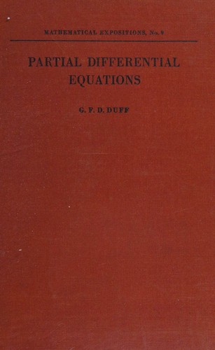 Partial differential equations (Mathematical expositions No. 9)