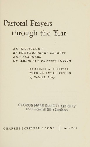Pastoral Prayers Through the Year