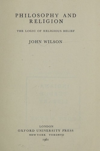 philosophy  and religion
