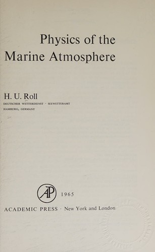 Physics of the Marine Atmosphere