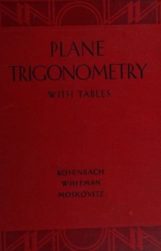 Plane trigonometry, with tables,