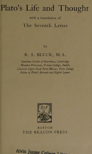 Plato's life and thought