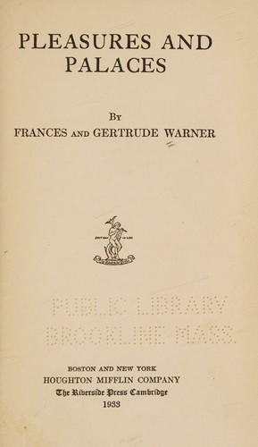 Pleasures and palaces