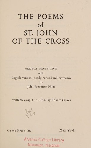 The Poems of St. John of the Cross