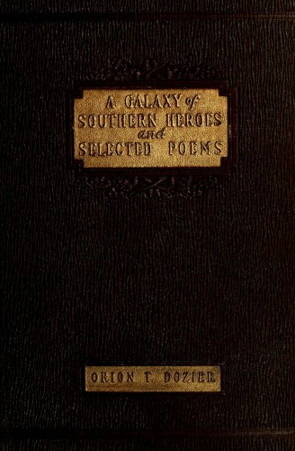 Poems and prose of Orion T. Dozier