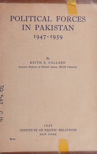Political forces in Pakistan, 1947-1959