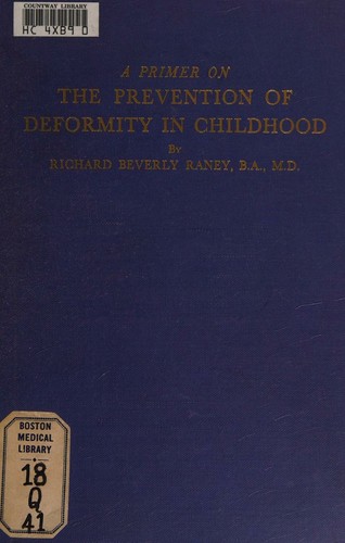 A primer on the prevention of deformity in childhood