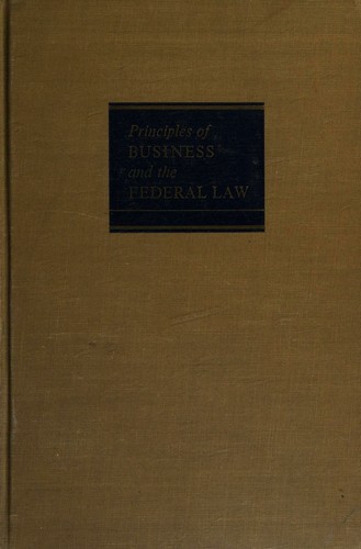 Principles of Business and the Federal Law
