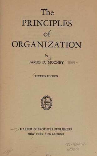 The principles of organization