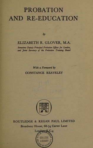 Probation and re-education