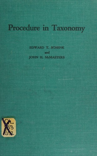 Procedure in Taxonomy