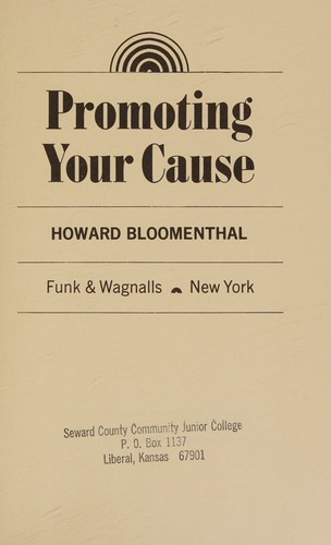 Promoting your cause