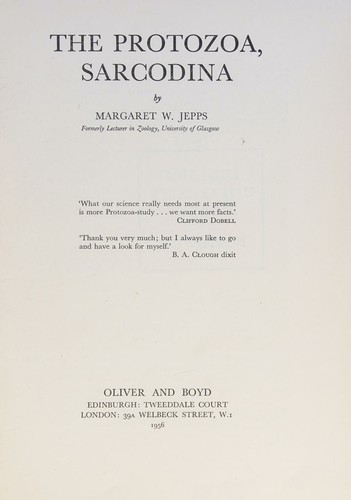 The protozoa, sarcodina