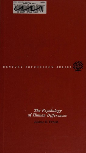 The psychology of human differences