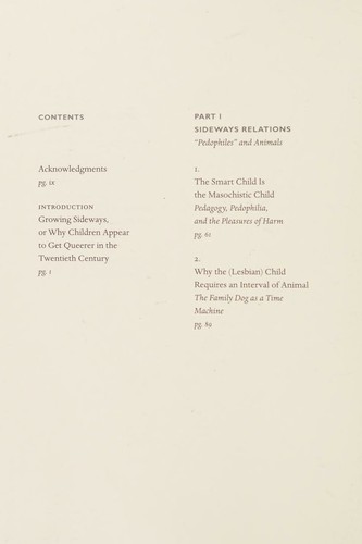 Queer Child, or Growing Sideways in the Twentieth Century