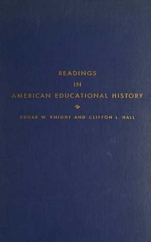 Readings in American educational history