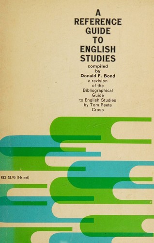 A Reference Guide To English Studies