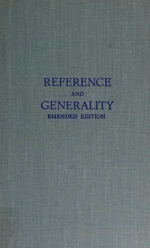 Reference and generality,