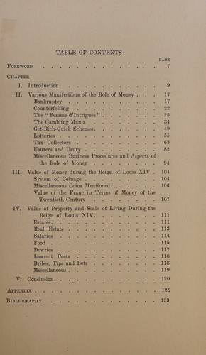 The role of money in French comedy during the reign of Louis XIV