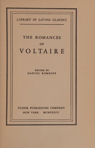 The romances of Voltaire