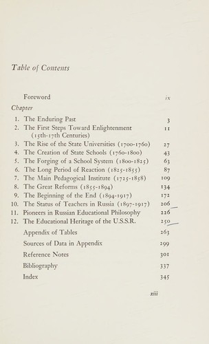 Russia's Educational heritage