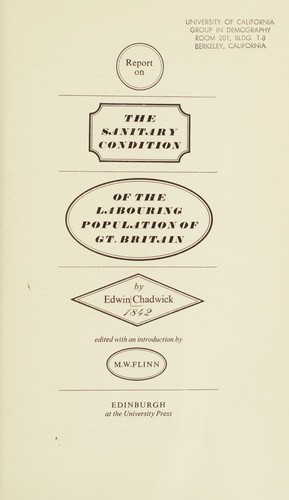 the sanitary condition of the labouring population of gt. britain