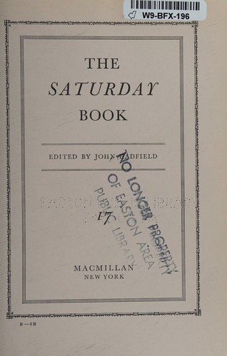 The Saturday Book. Number 17