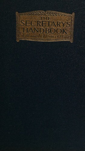 The Secretary's Handbook A Manual of Correct Usage