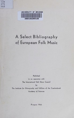 A select bibliography of European folk music