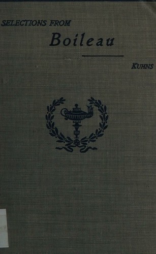 Selections from Boileau;