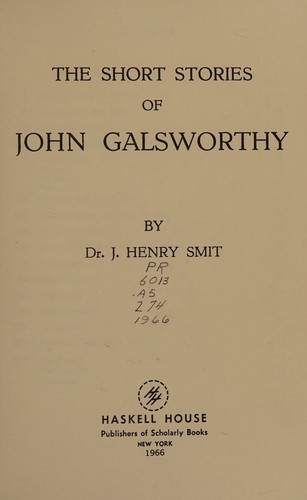 Short Stories of John Galsworthy