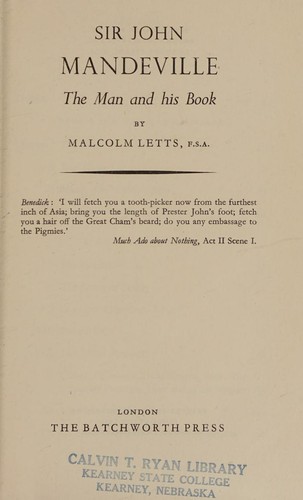 Sir John Mandeville