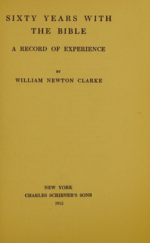 Sixty years with the Bible
