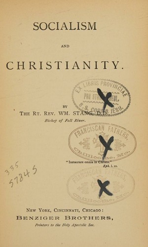 SOCIALISM AND CHRISTIANITY.