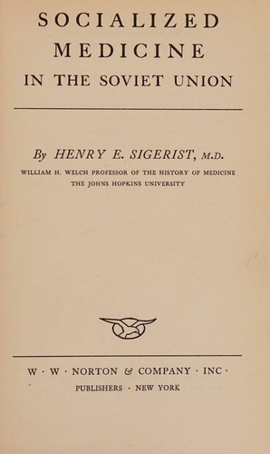 Socialized Medicine in the Soviet Union