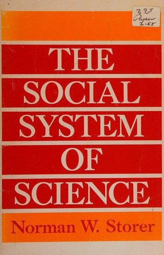 The social system of science