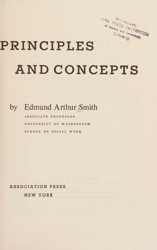 Social welfare: principles and concepts