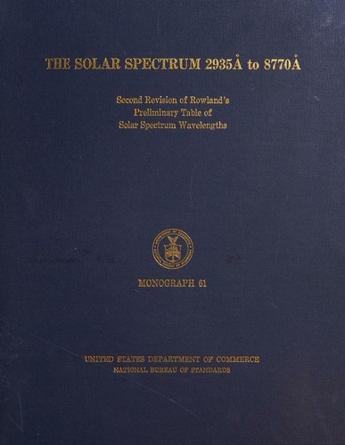 The solar spectrum 2935 OA to 8770 OA