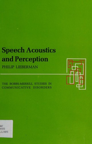 Speech acoustics and perception