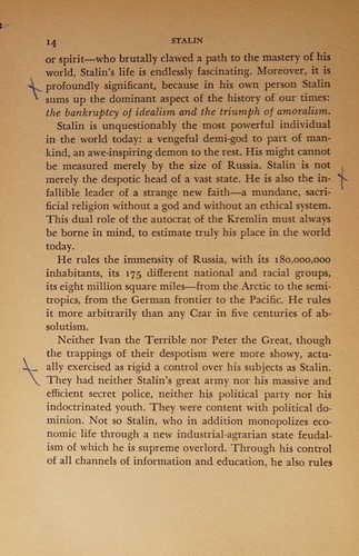 Stalin Czar of All the Russias