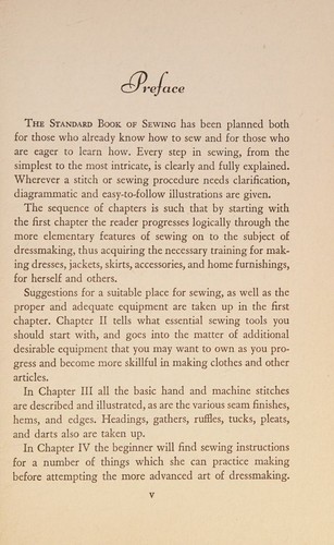 The standard book of sewing