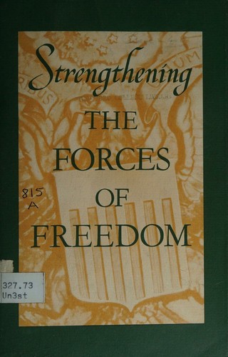 Strengthening The Forces of Freedom. Selected Speeches and Statements of Secretary of State Acheson (SUPPLEMENT May-June 1950). (U.S. Department of State Publication 3852a, General Foreign Policy Series 28)