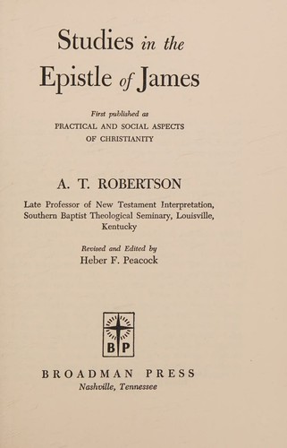 Studies in the Epistle of James
