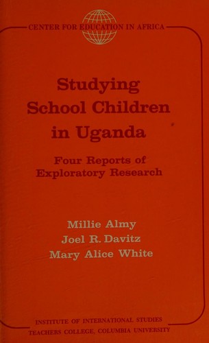 Studying school children in Uganda