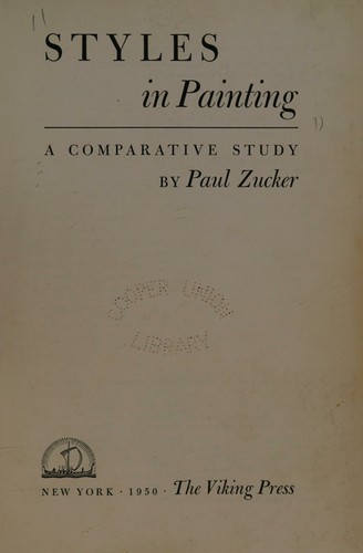 Styles in Painting, a Comparative Study