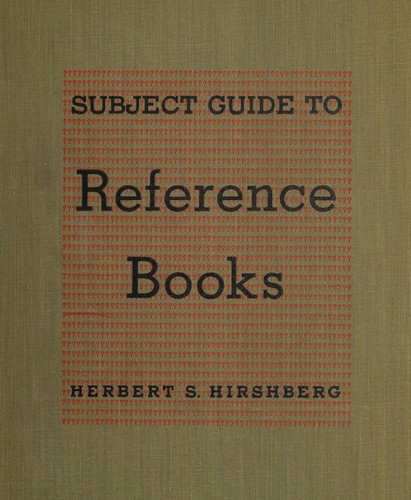 Subject guide to reference books