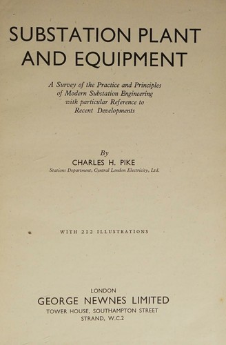 Substation plant and equipment